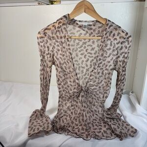 Diane Von Furstenberg Sheer Cover Small (4) Silk